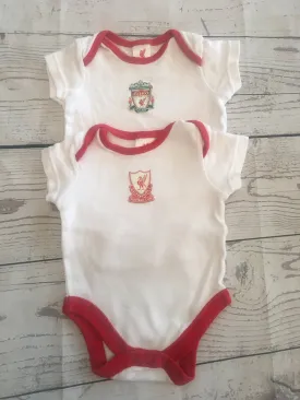 0-3 months Liverpool Bodysuits x 2