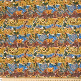 Australiana/Aboriginal Inspired Cotton Prints Design-4