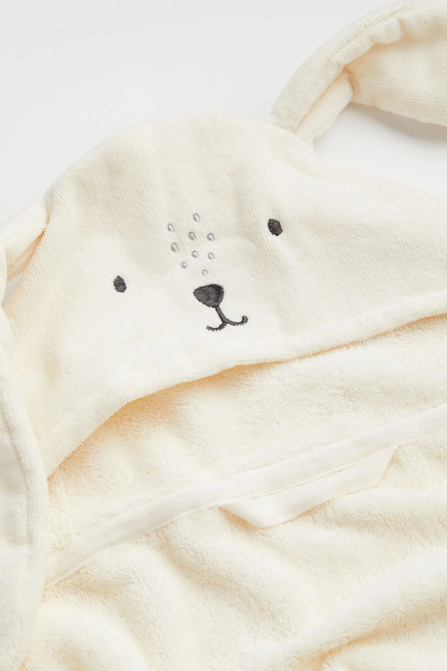 Bath towel H&M Home With Hood Rabbit, white