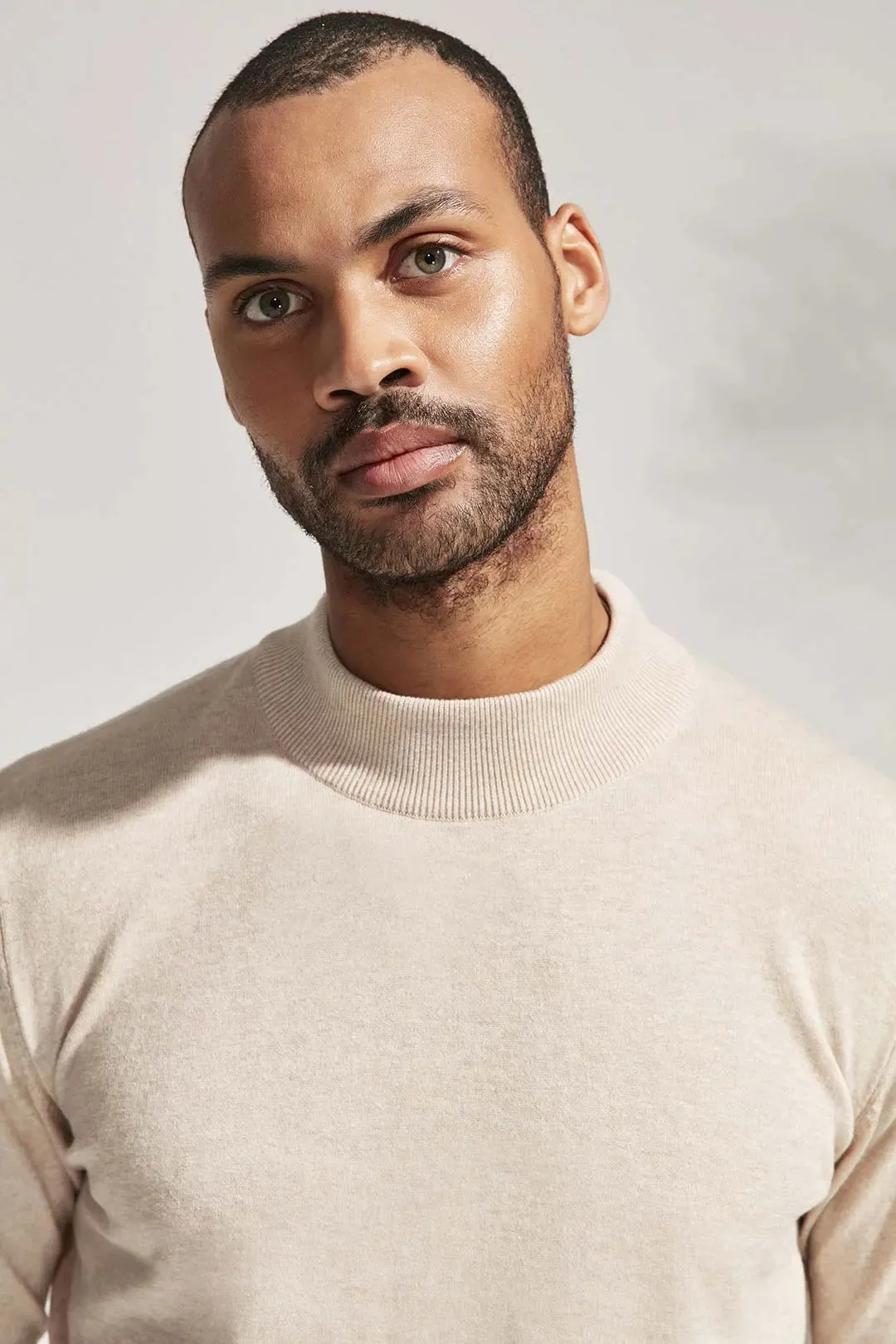 Beige Clark Men's Knitwear