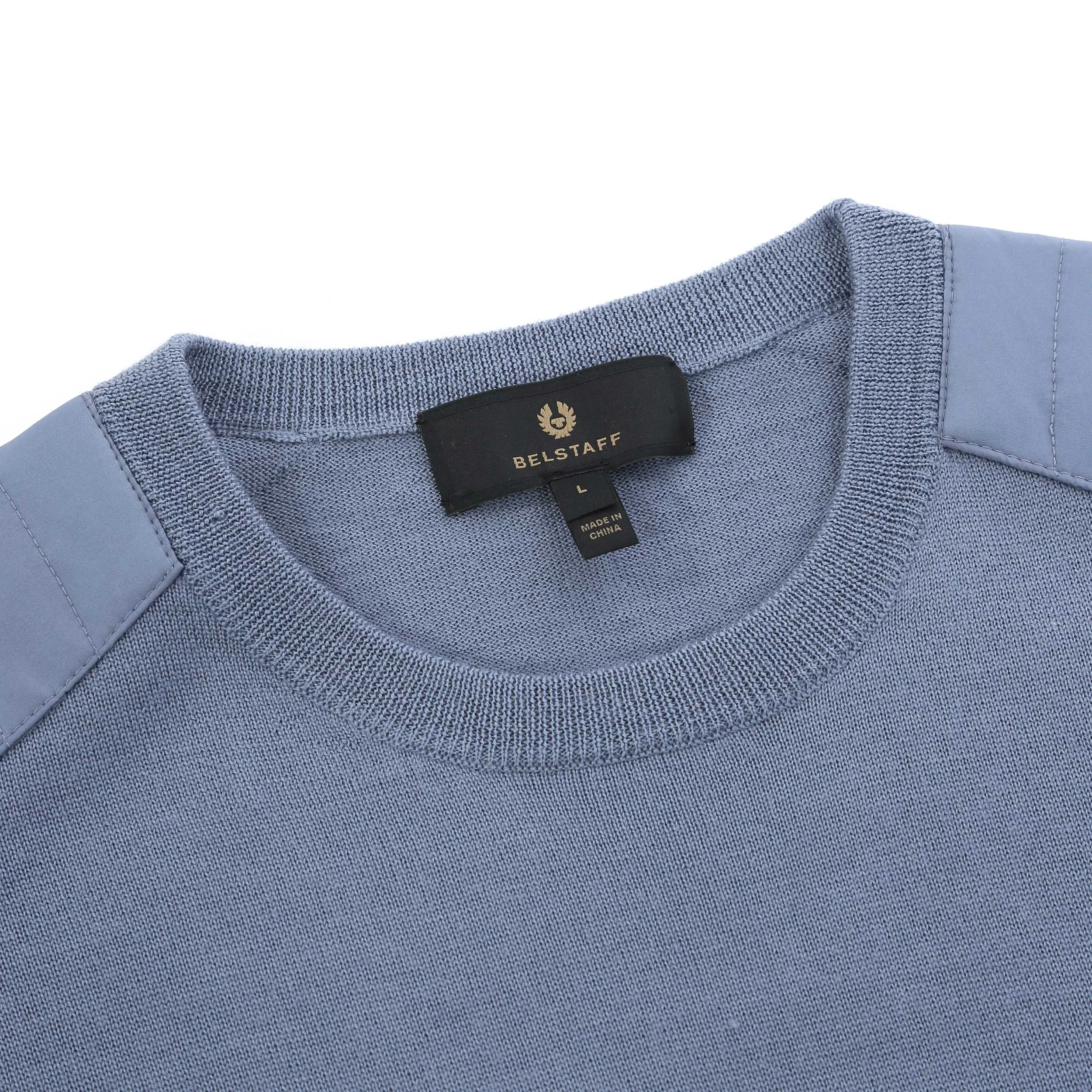 Belstaff Kerrigan Knitwear in Blue Flint