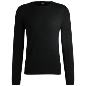 Botto Knitted Wool Sweatshirt Black - AW24