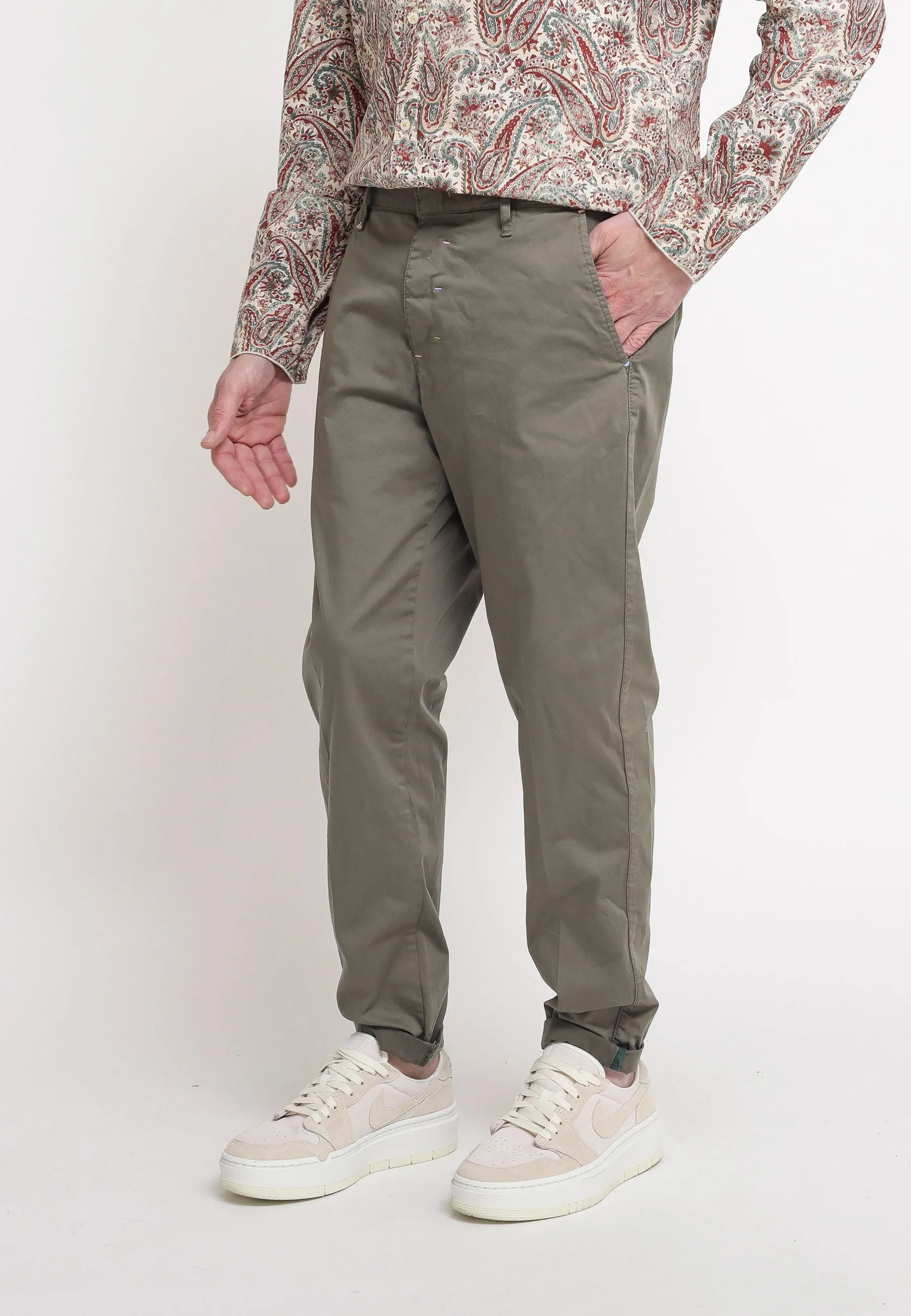 Chinos Slim Uomo - Fango