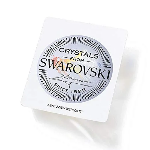 Colorful 1.5-Inch Pendeloque Swarovski Strass Crystal Prism Ornaments (4 Pcs)