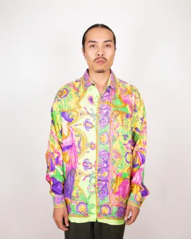 Early 1990s Gianni Versace Silk Print Shirt M/L
