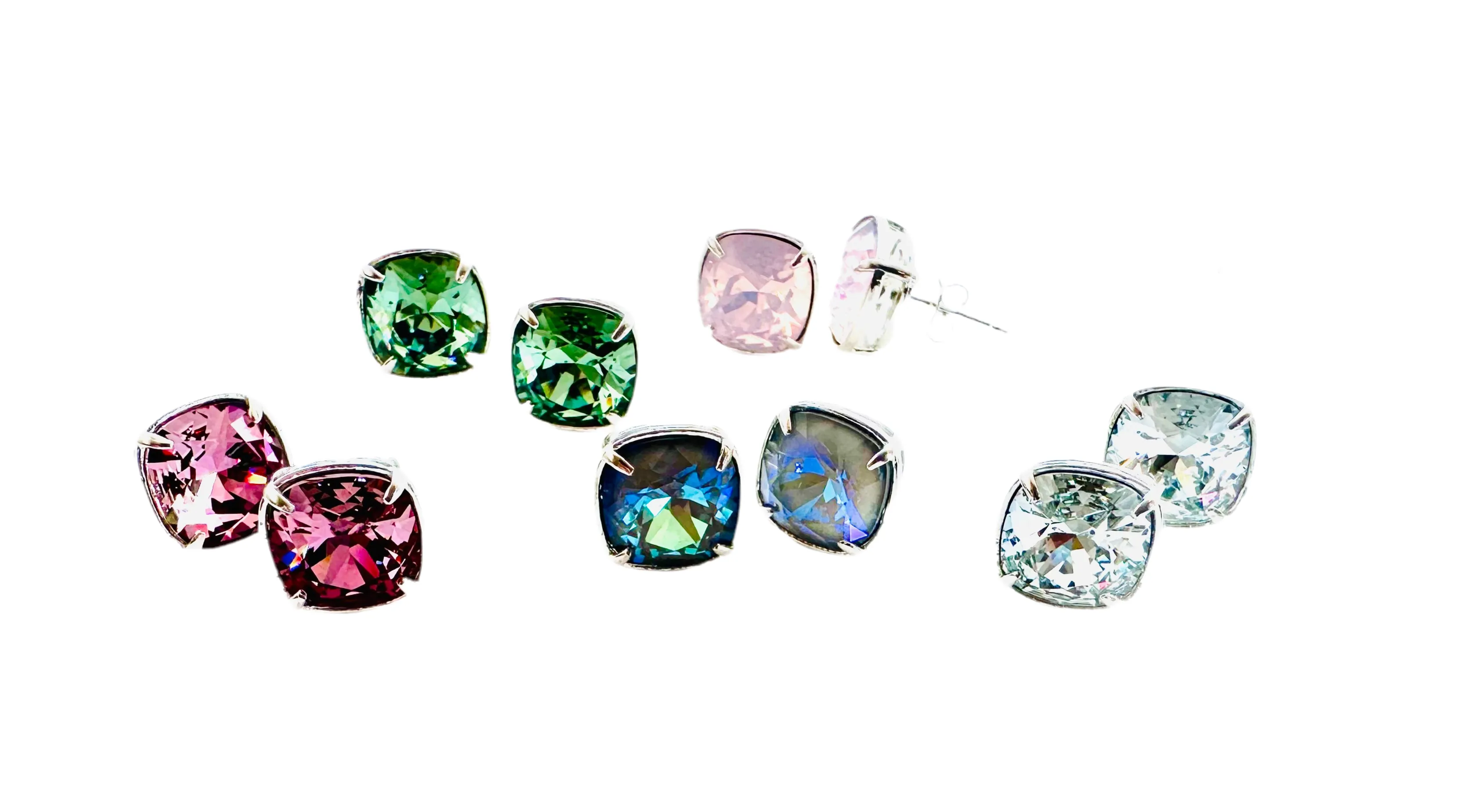 earrings . nouveau swarovski studs . SMALL