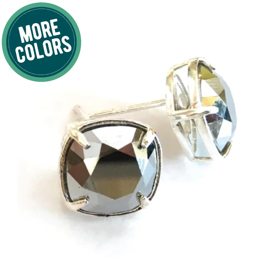 earrings . nouveau swarovski studs . SMALL