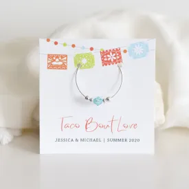 Fiesta Engagement Party Favors, Cinco De Mayo Engagement, Swarovski Crystal Wine Charm