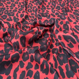 FS645_1 Red Leopard Knitwear