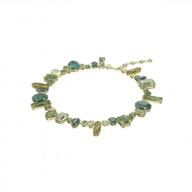 Gema Green Gold-tone Plated Necklace 5613735