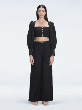 Gemma Black Top and Valencia Black Pants