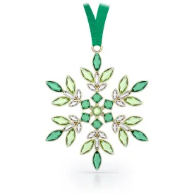 Green Gema Holiday Ornament by Swarovski