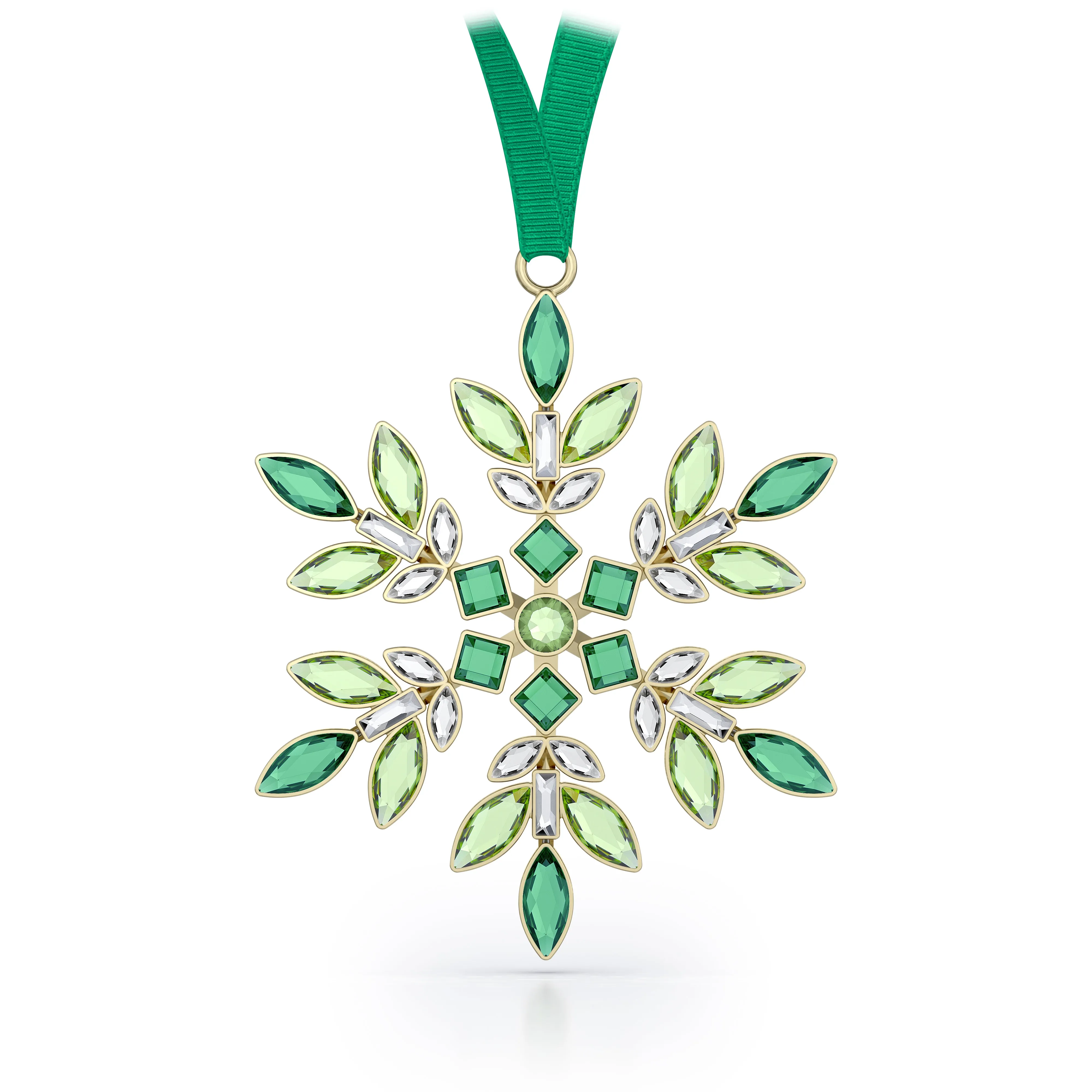 Green Gema Holiday Ornament by Swarovski