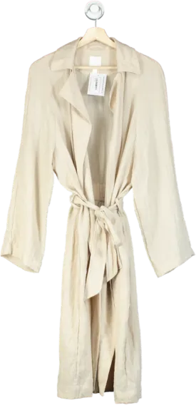 H&M Beige Lightweight Bathrobe UK S