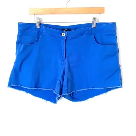 H&M Blue Raw Hem Shorts- Size 14