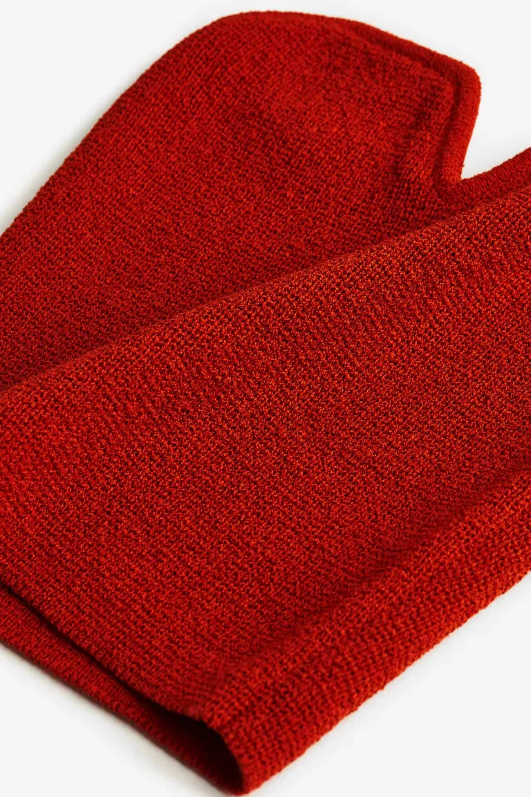 H&M Textured Knit Tube Top, Red