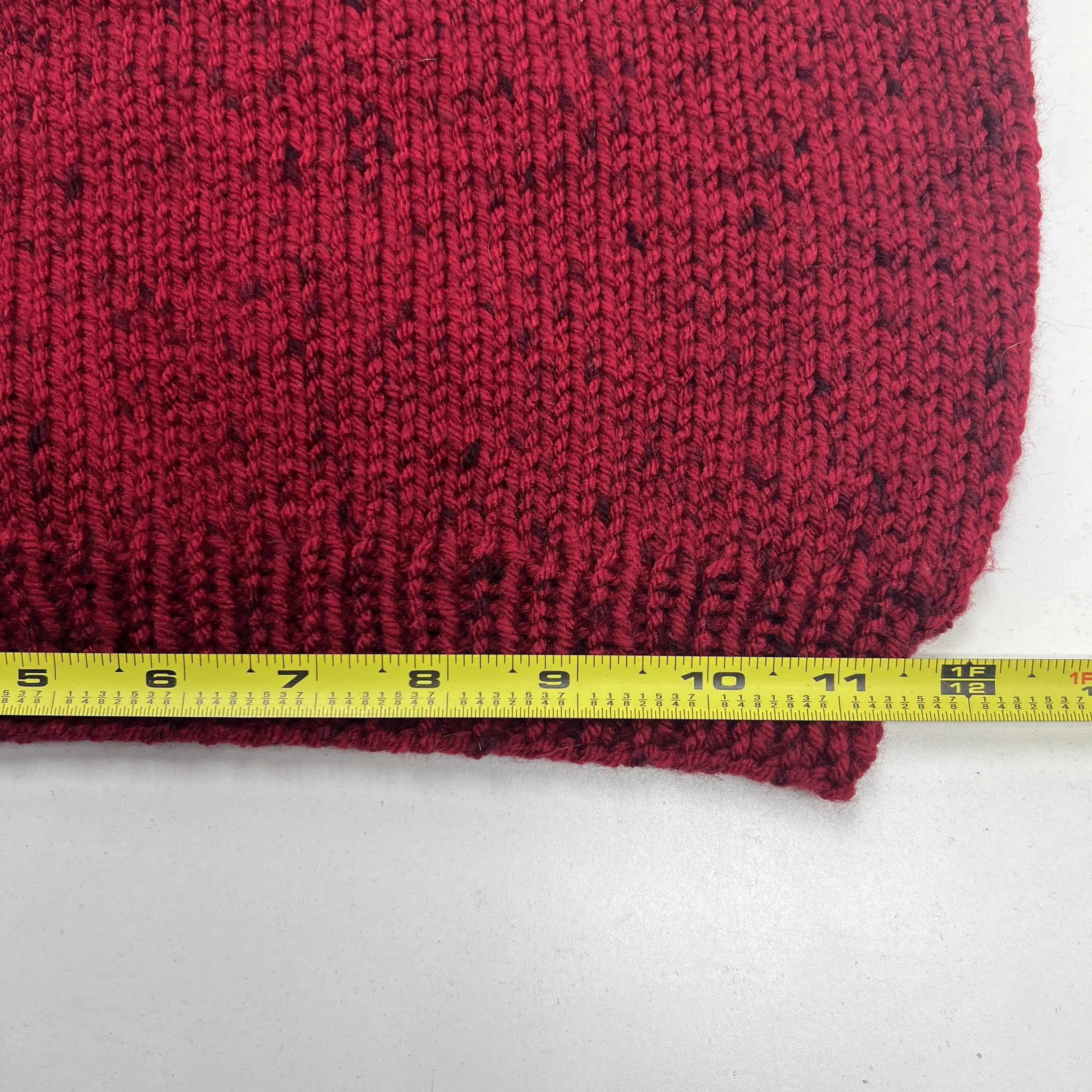 Handmade Maroon & Red Green Striped Sweaters Unisex SEE MEASUREMENTS