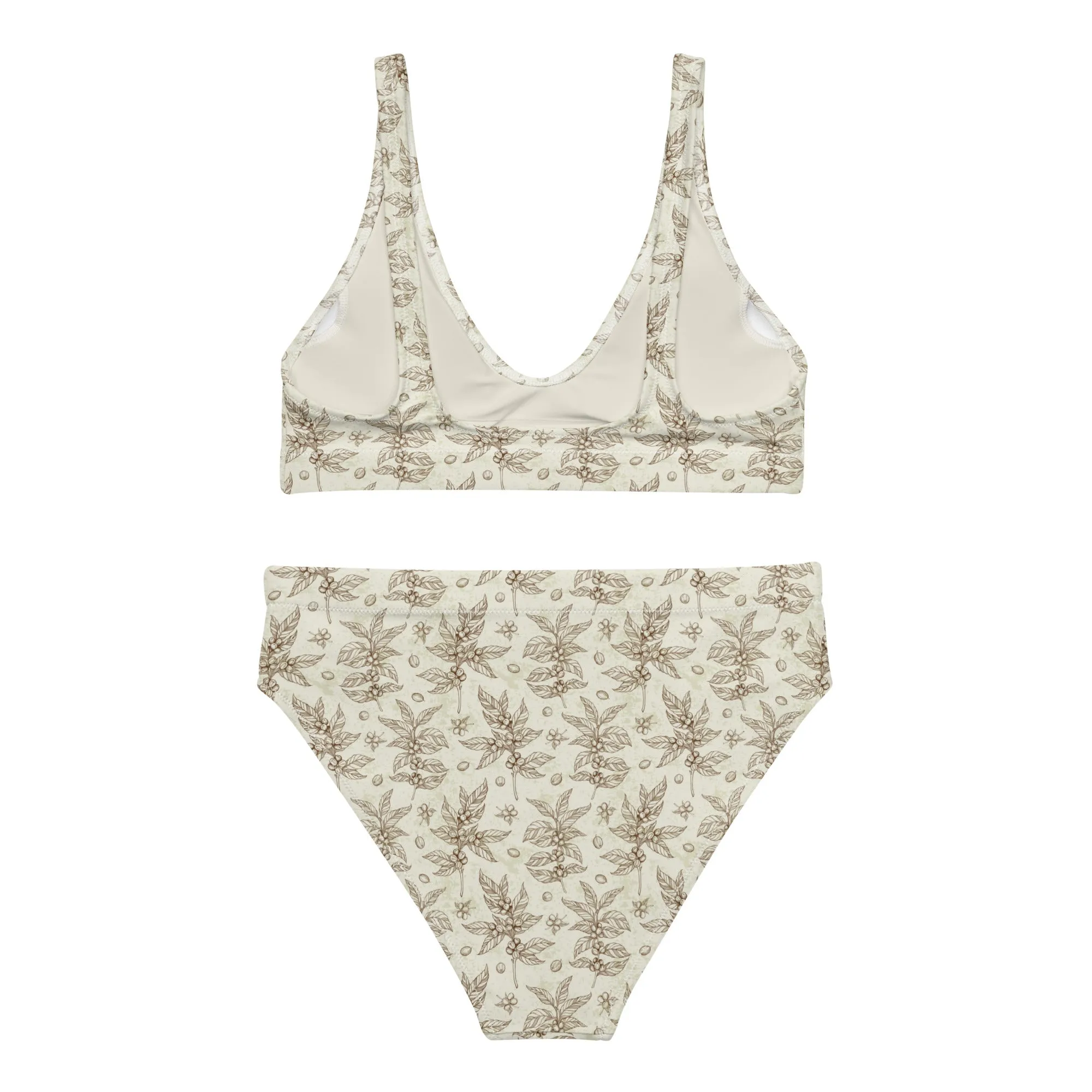 High Waisted Bikini Womens (Glamourange Luxury Bikini High Waisted - 0030 Patterns Model)