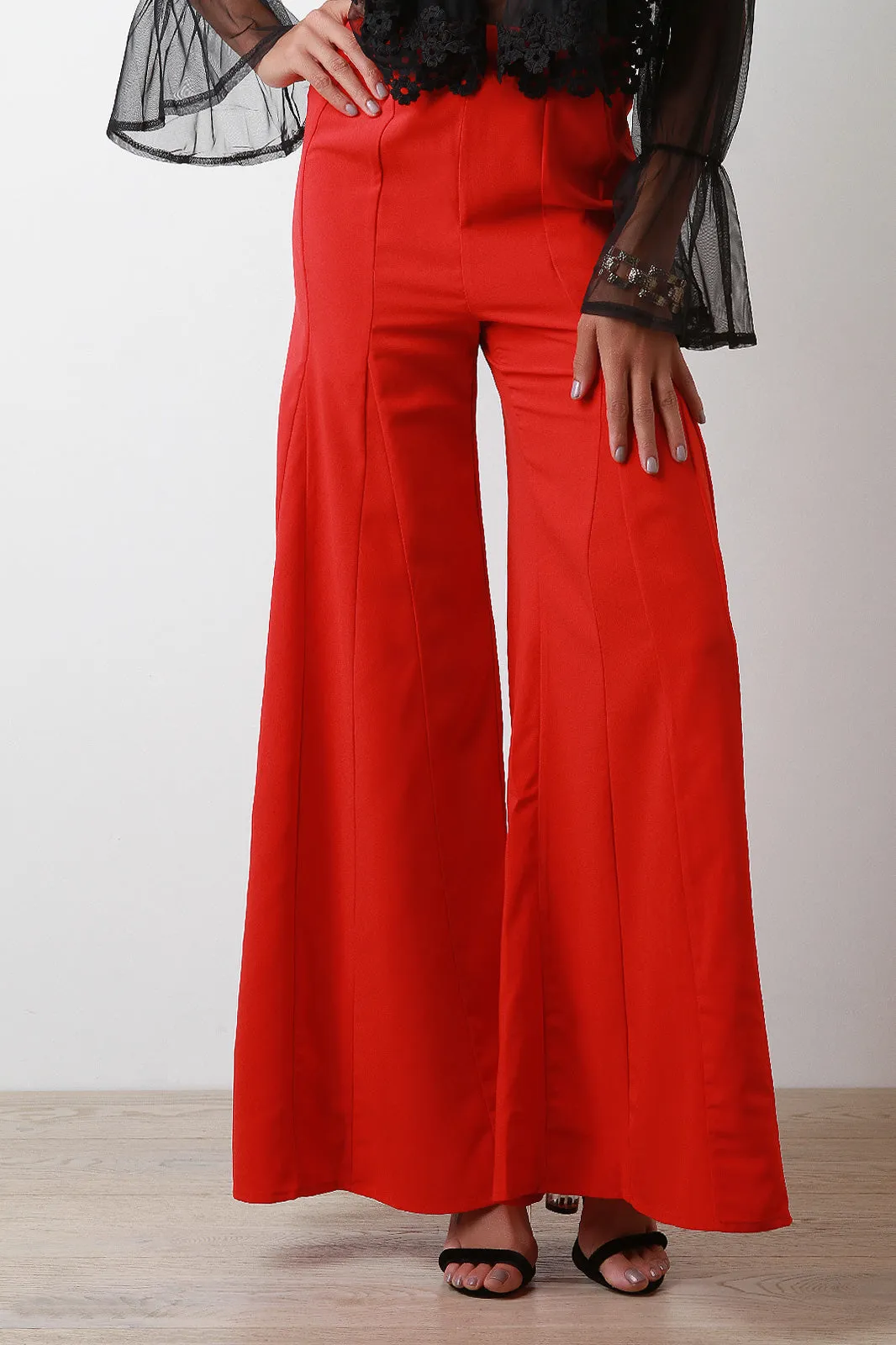 High Waisted Wide Leg Pants