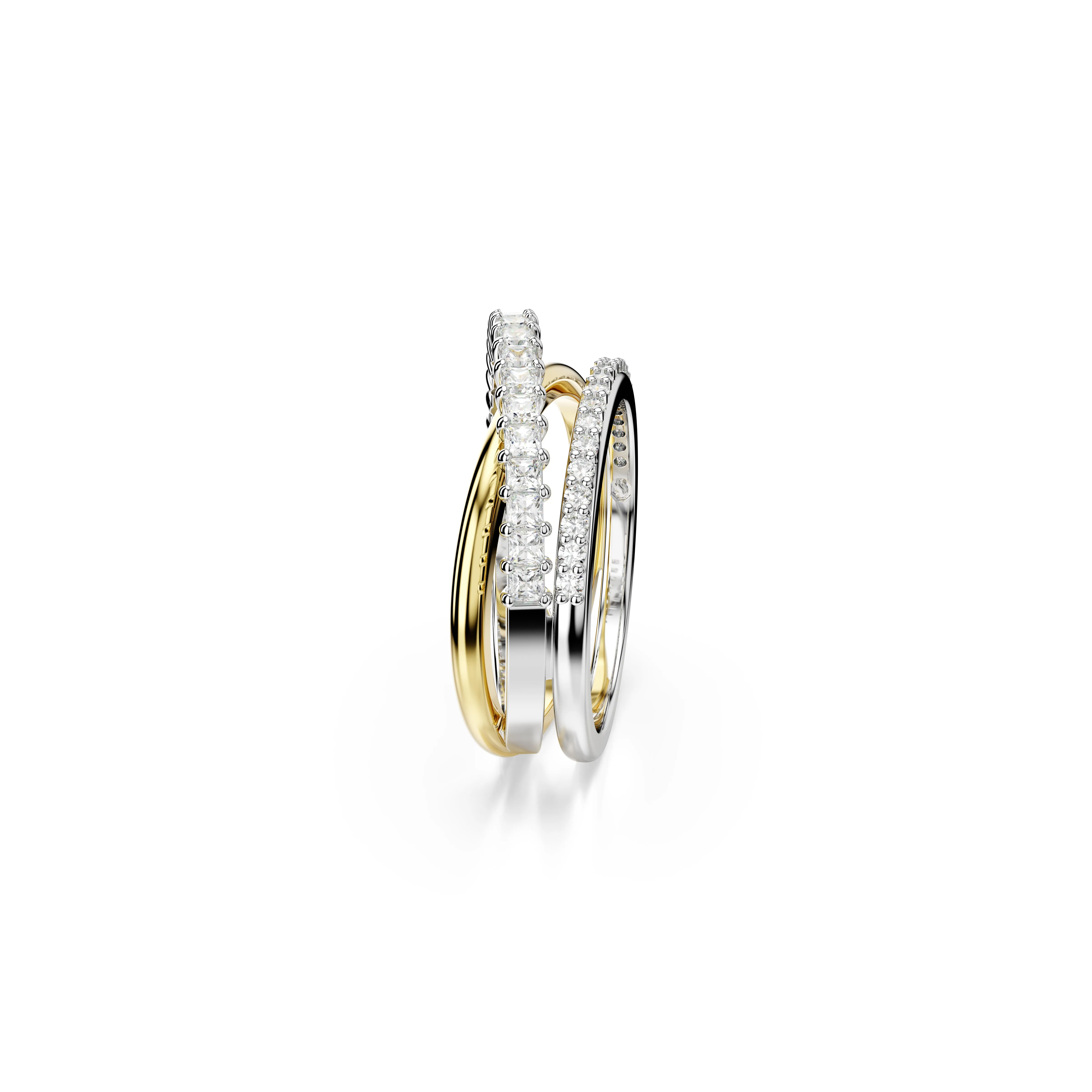Hyperbola Ring by Swarovski