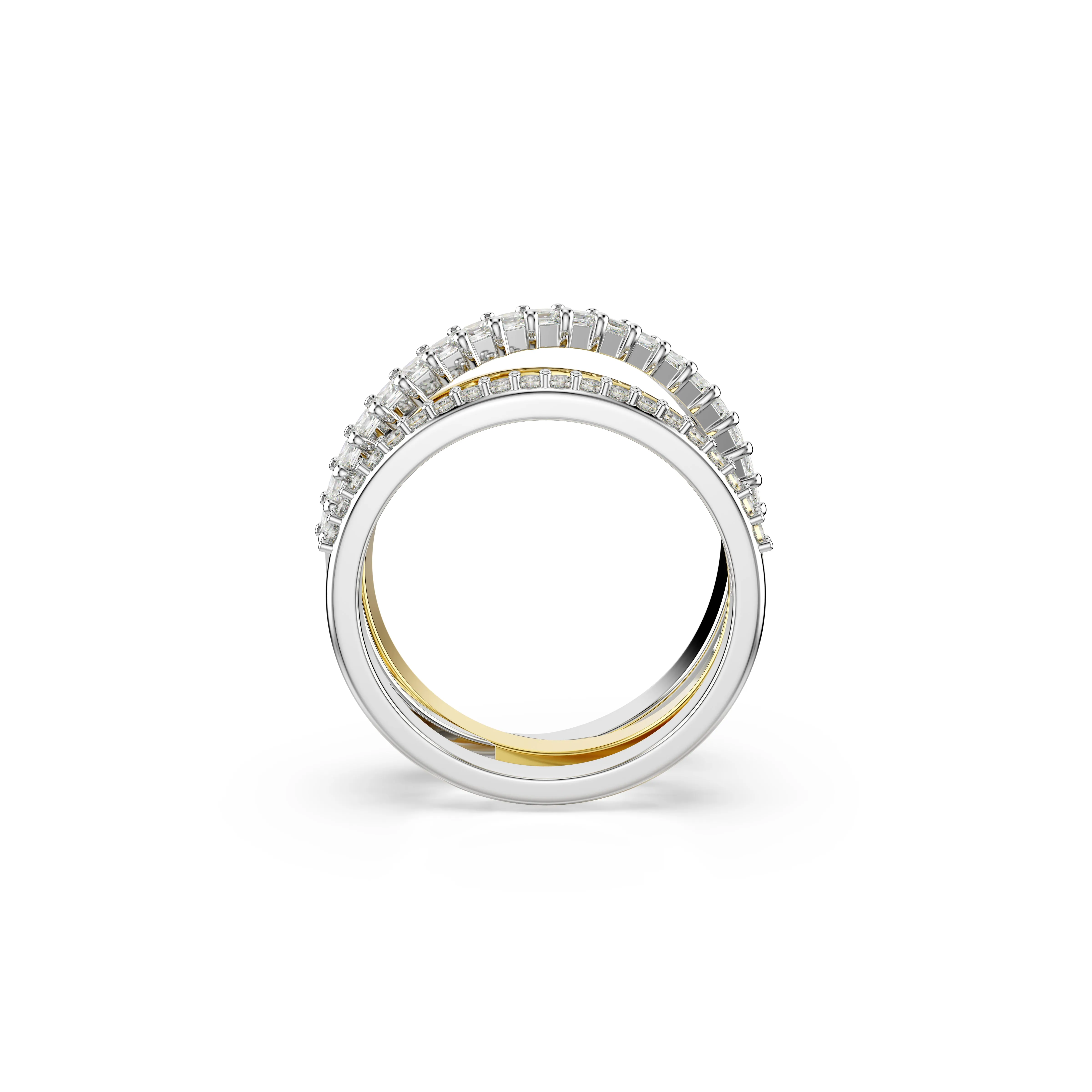 Hyperbola Ring by Swarovski