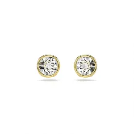 Imber Round Cut White Gold-tone Plated Stud Earrings 5681552