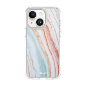 iPhone 13 Halo MagSafe Cute Phone Case - Marble Rainbow