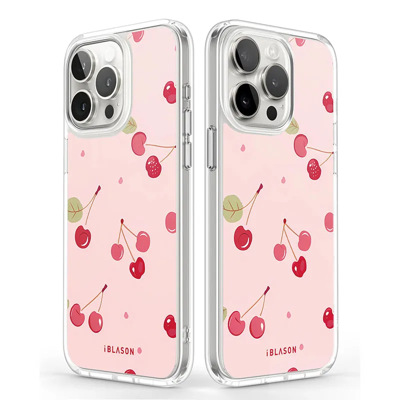 iPhone 13 Pro Max Halo MagSafe Cute Phone Case - Cherry on Top