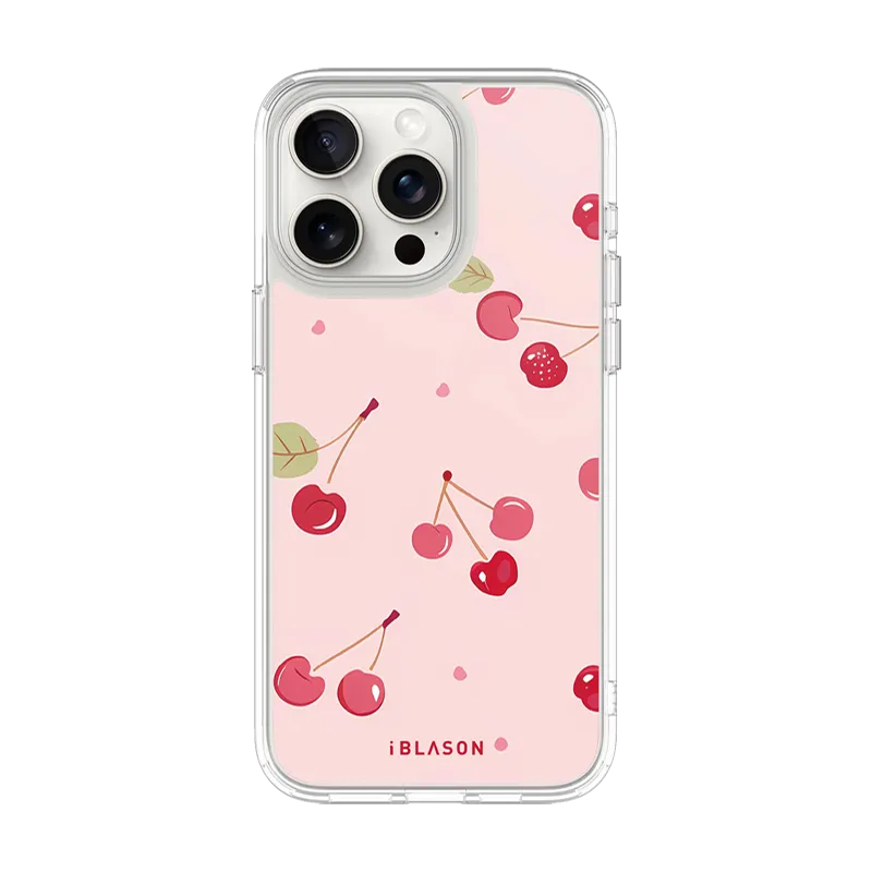 iPhone 13 Pro Max Halo MagSafe Cute Phone Case - Cherry on Top