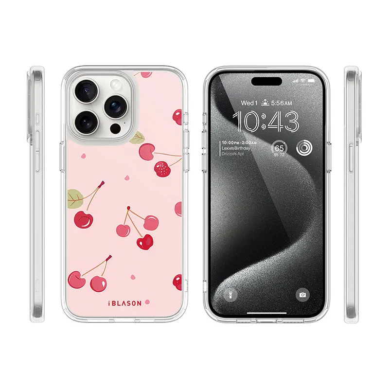 iPhone 13 Pro Max Halo MagSafe Cute Phone Case - Cherry on Top