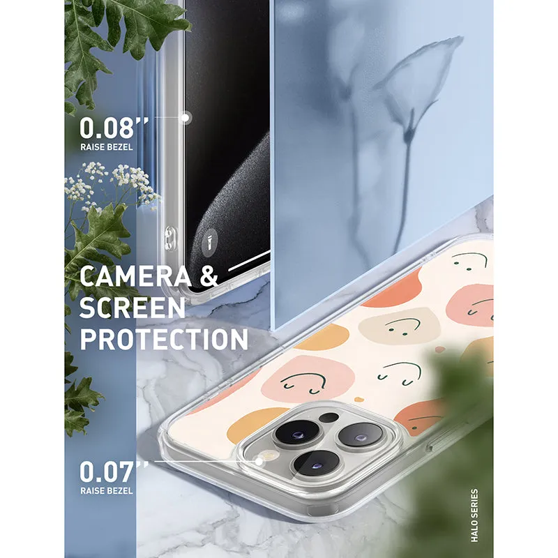 iPhone 13 Pro Max Halo MagSafe Cute Phone Case - Happy