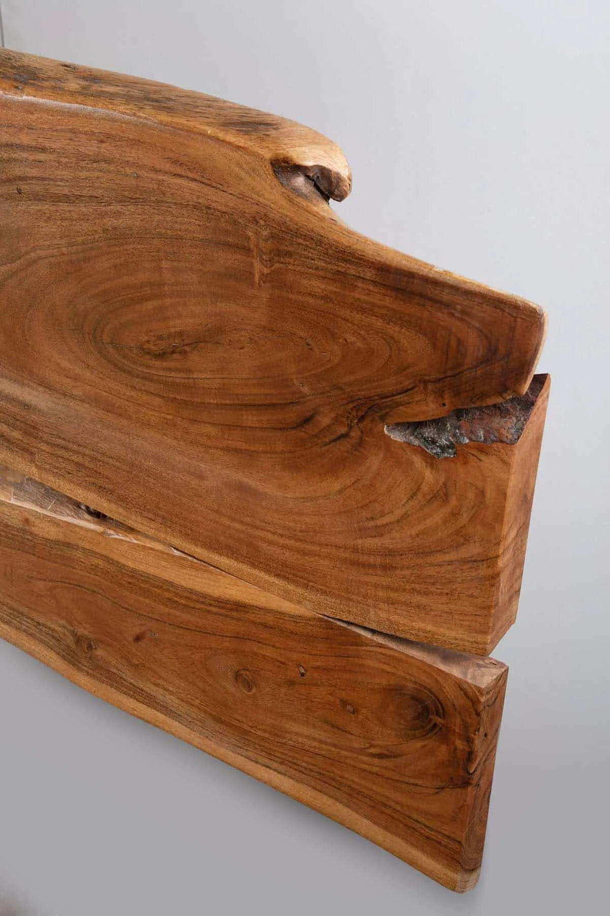 Kobe Double Live Edge Headboard And Bed
