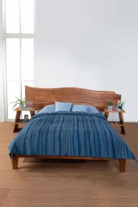 Kobe Double Live Edge Headboard And Bed