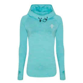 Lightweight Athleisure Sports Top - Ladies Fit - Ocean