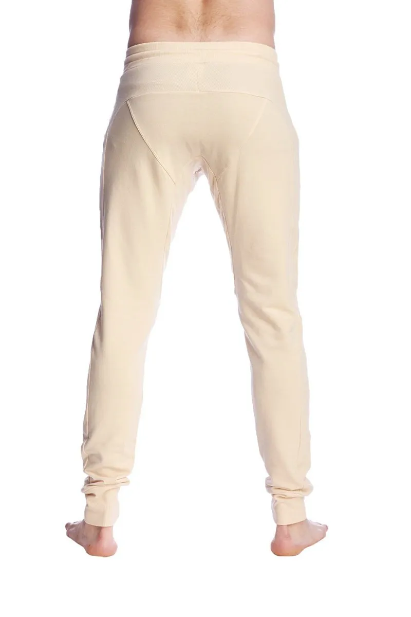 Long Cuffed Jogger & Yoga Sweat Pants (Sand Beige)