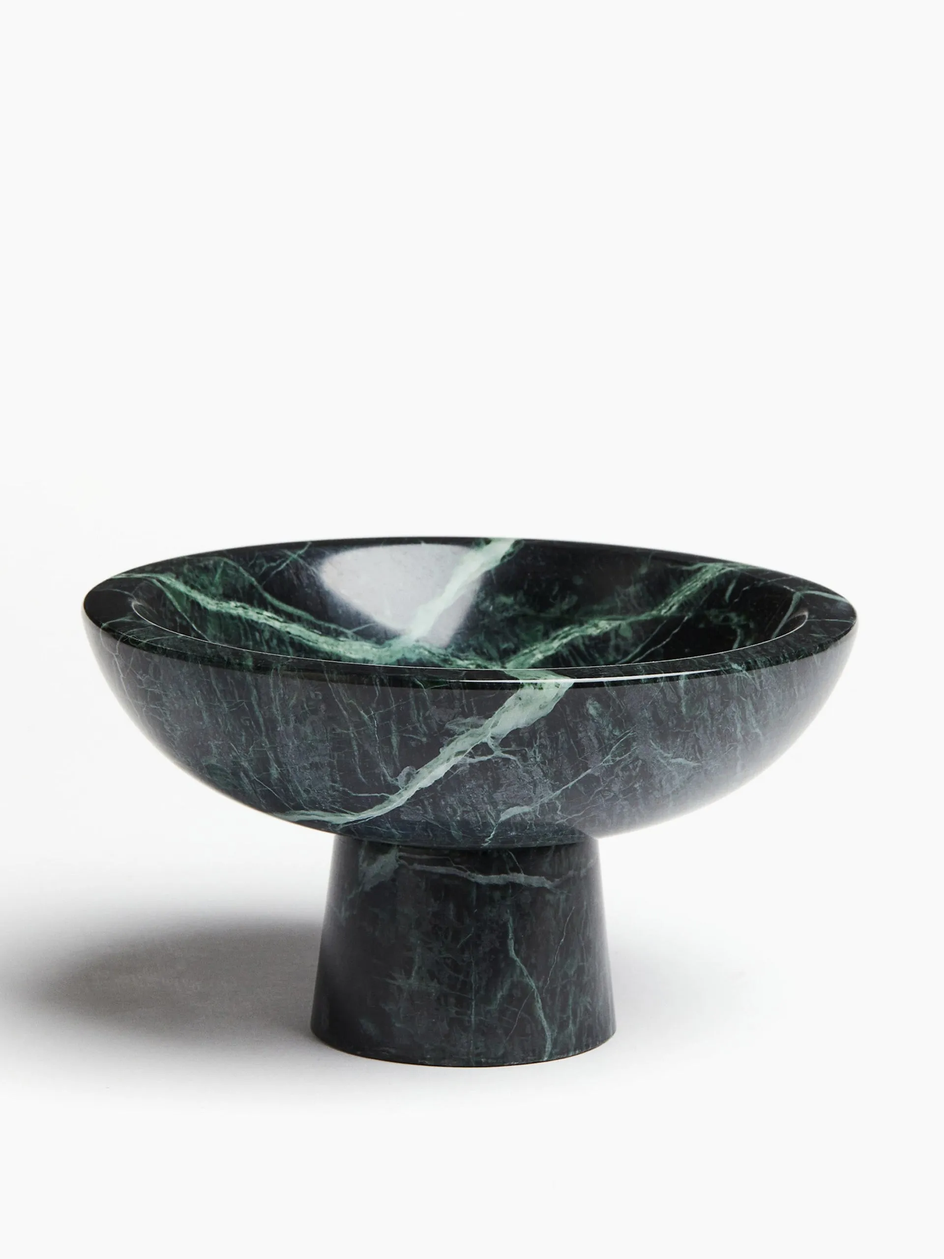 Marble pedestal bowl