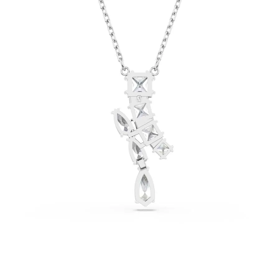 Matrix White Rhodium Plated Pendant 5700420
