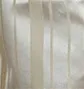 Men's Champagne Striped Vest with Neck Tie and Bow Tie