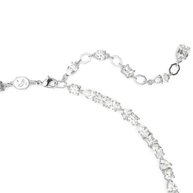 Mesmera necklace Mixed Cuts White Rhodium Plated Necklace 5665242