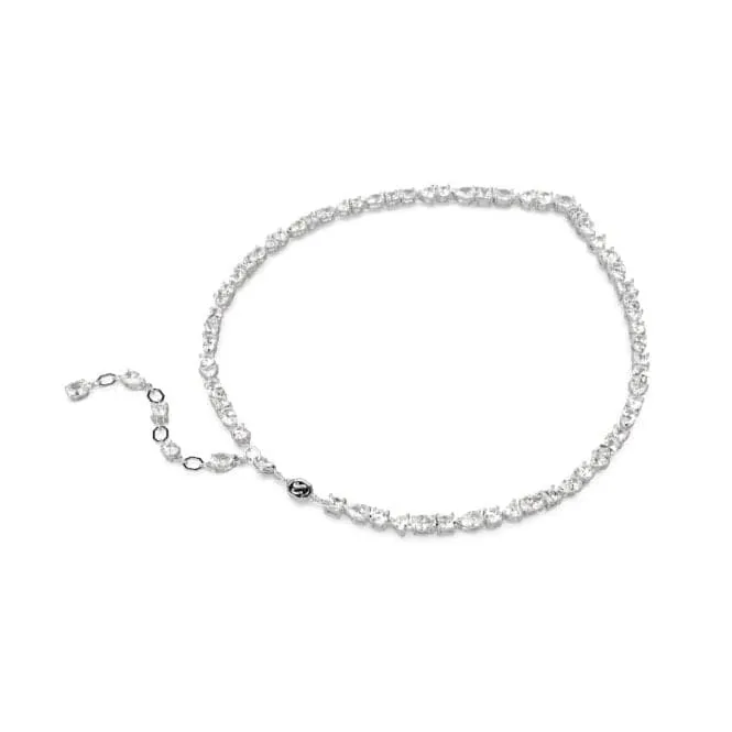 Mesmera necklace Mixed Cuts White Rhodium Plated Necklace 5665242