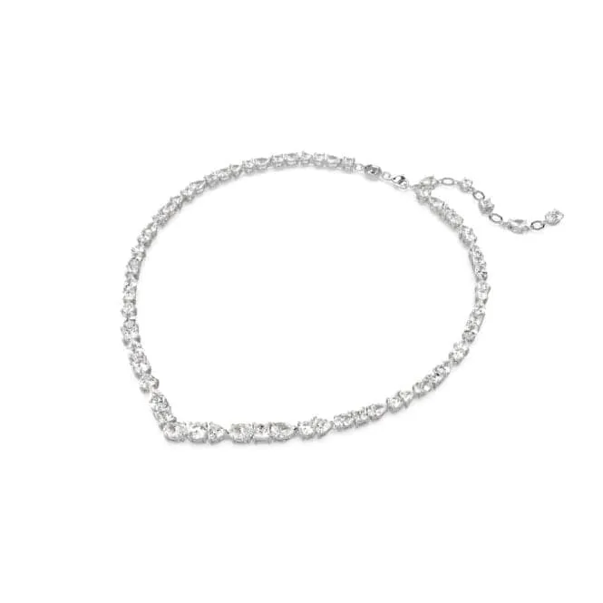 Mesmera necklace Mixed Cuts White Rhodium Plated Necklace 5665242