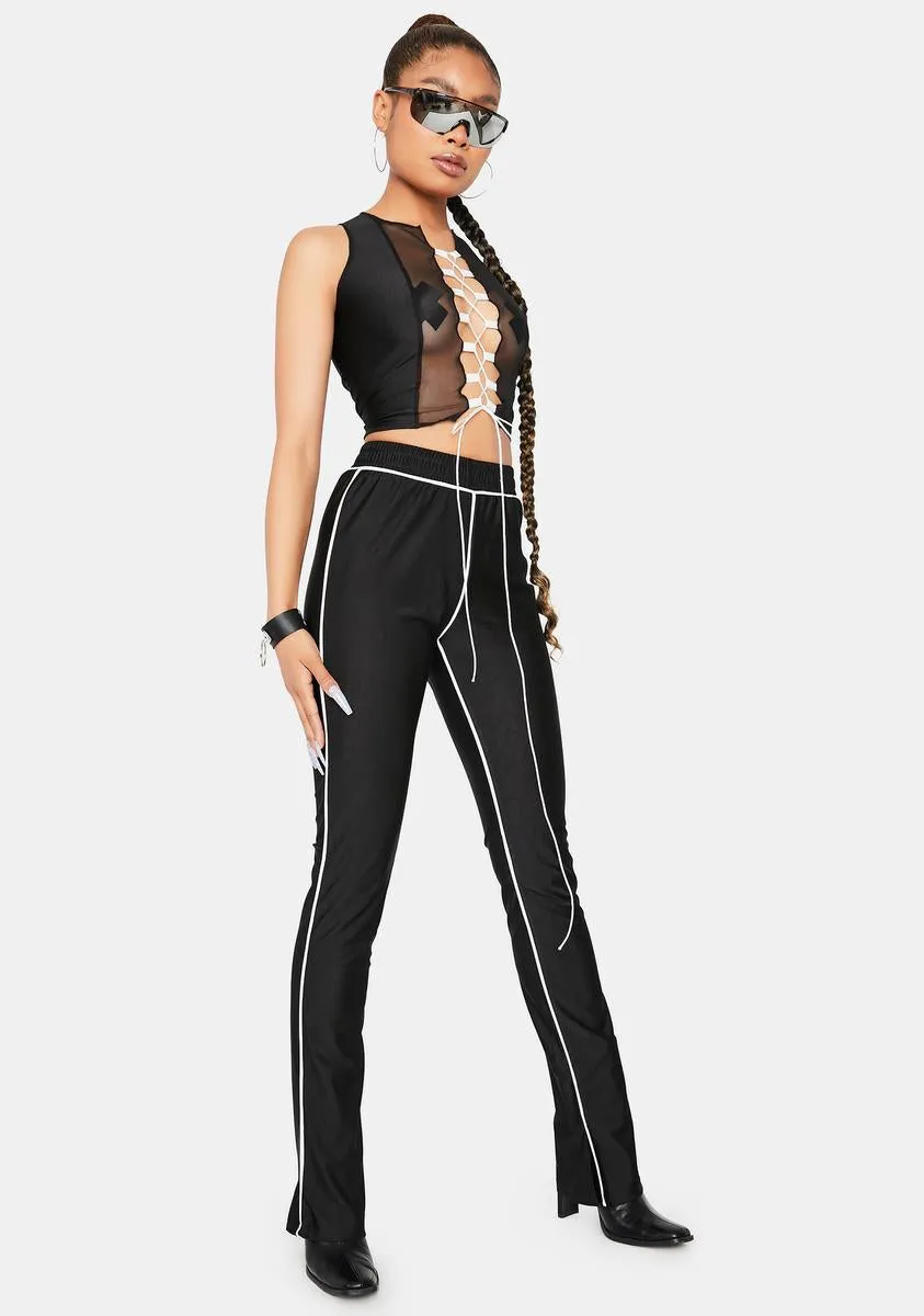 Never Budge Mesh Pants Set