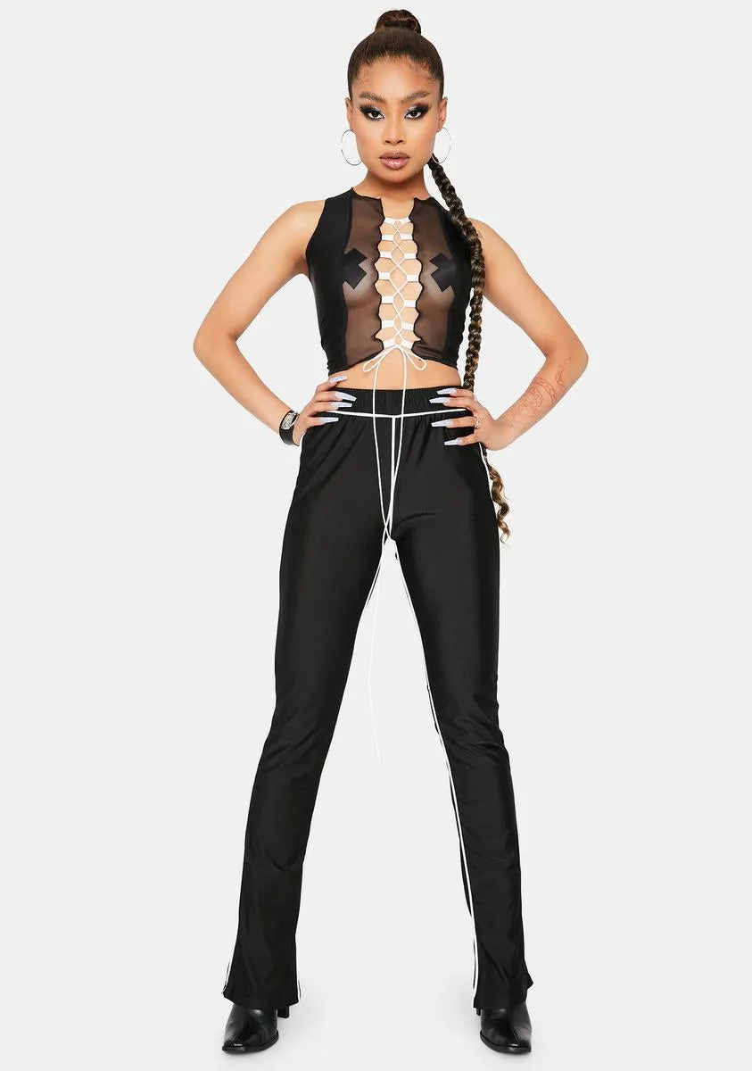 Never Budge Mesh Pants Set