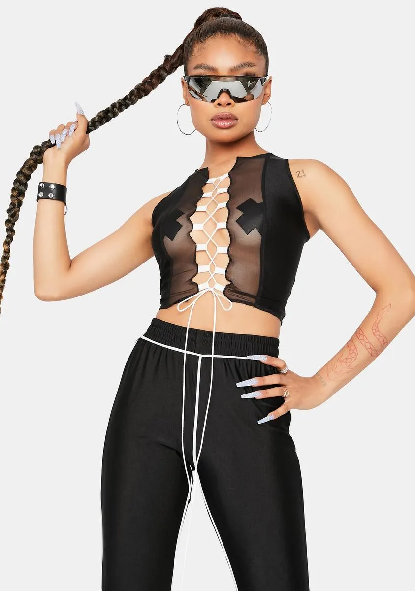 Never Budge Mesh Pants Set