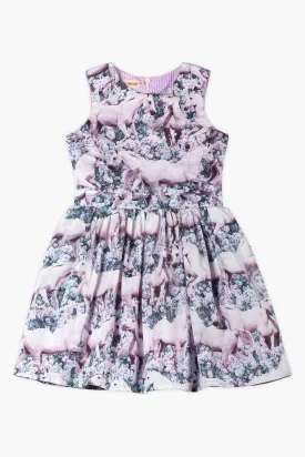 Paper Wings Dream Field Girls Dress