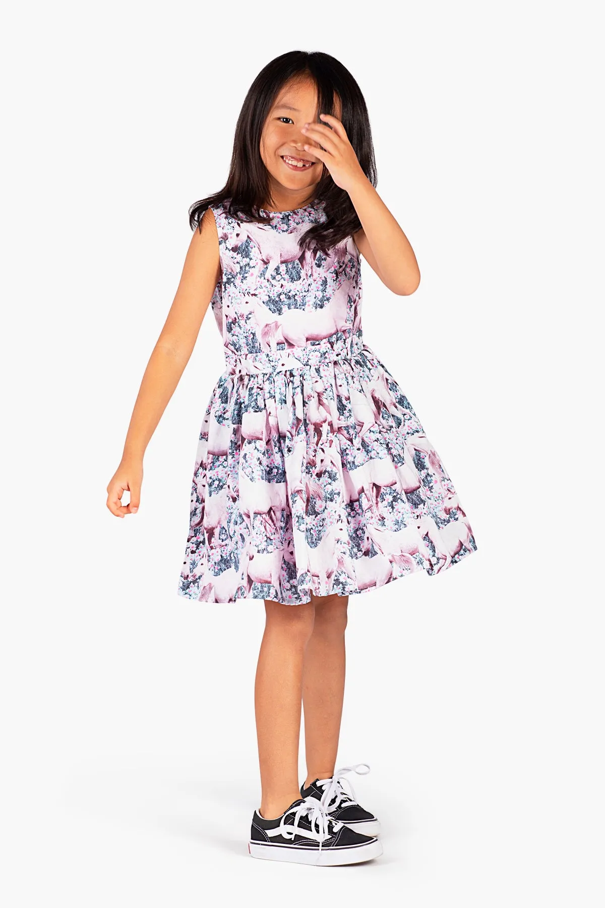 Paper Wings Dream Field Girls Dress