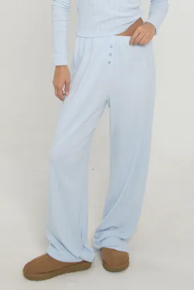 Pointelle Pants - Baby Blue