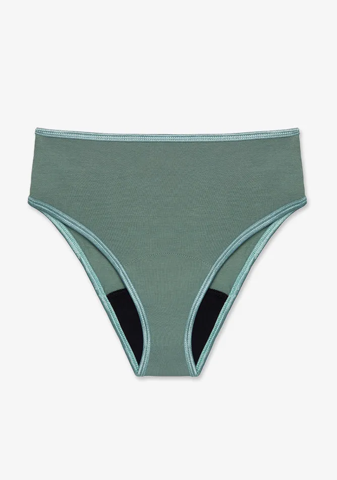 Sage High Waisted Period Pant - Moderate to Heavy Absorbency