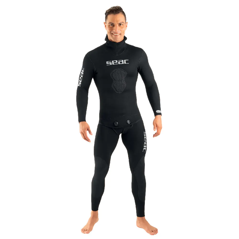 SEAC 3mm Black Shark Men's Wetsuit for Spearfishing and Freediving Activities