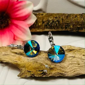 Silver Swarovski Elements Reflects Earrings